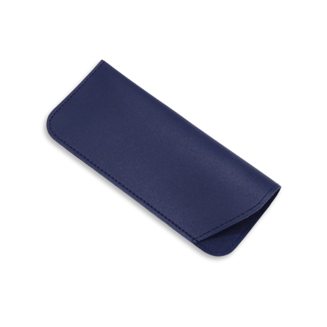 Soul Valley Tribe PU Leather Sunglasses Protective Pouch Navy Sunglasses Case