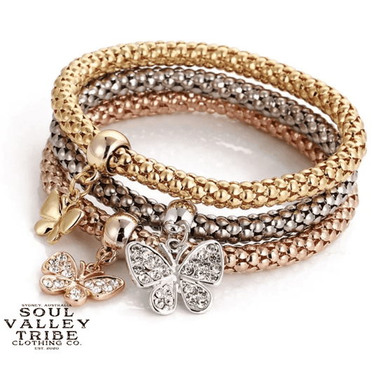 soulvalleytribe Butterfly Tri-colour Bracelet Bracelets