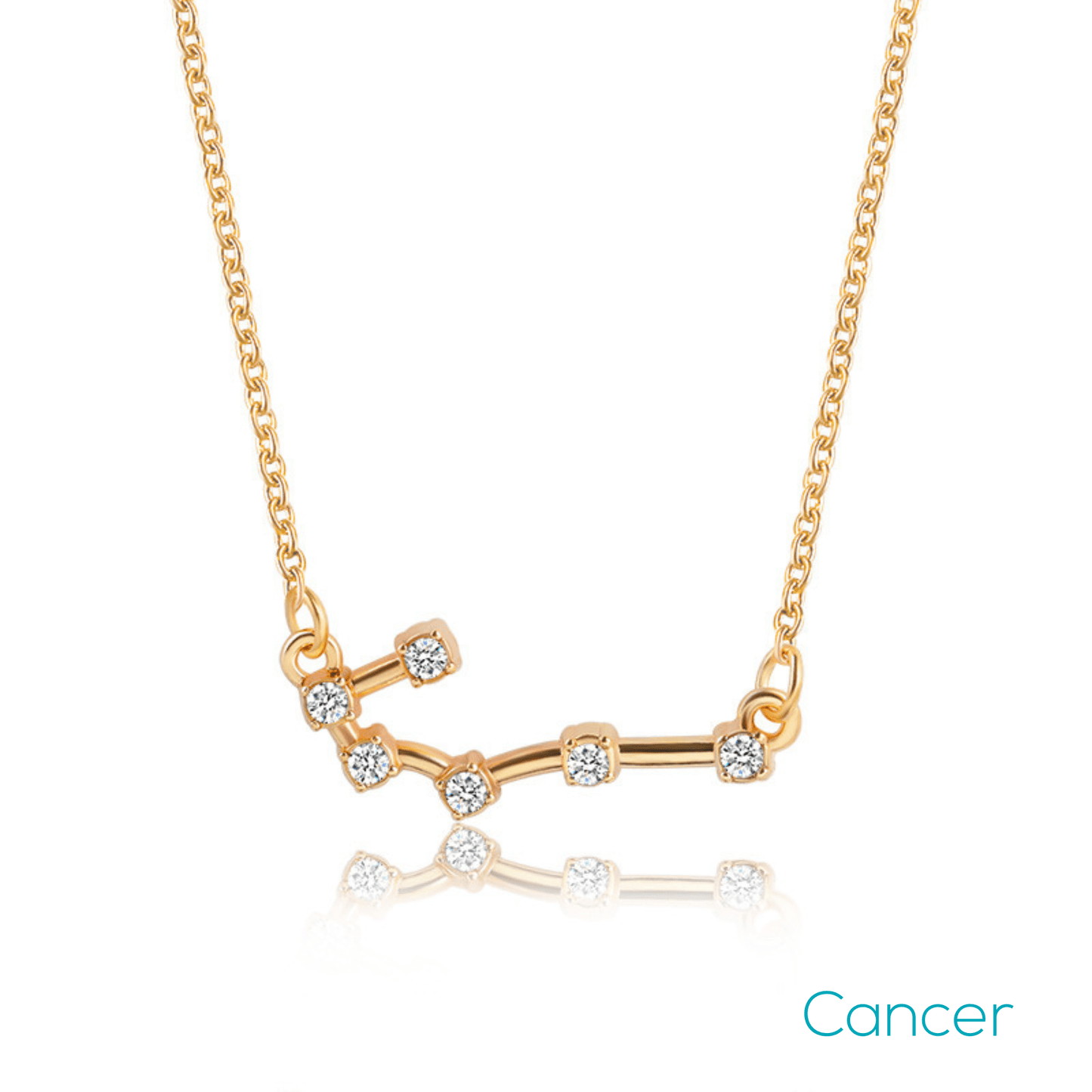 soulvalleytribe Gold Zodiac Constellation Star Sign Necklace Cancer Necklaces