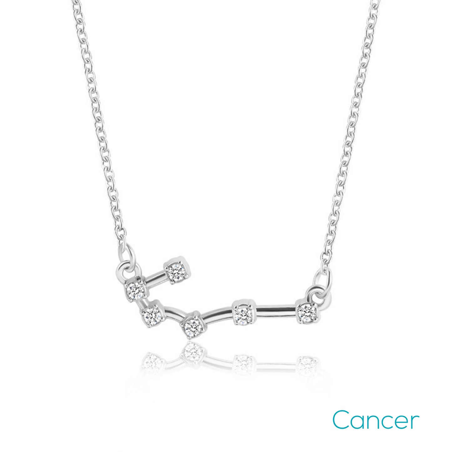 soulvalleytribe Silver Zodiac Constellation Star Sign Necklace Cancer Necklaces