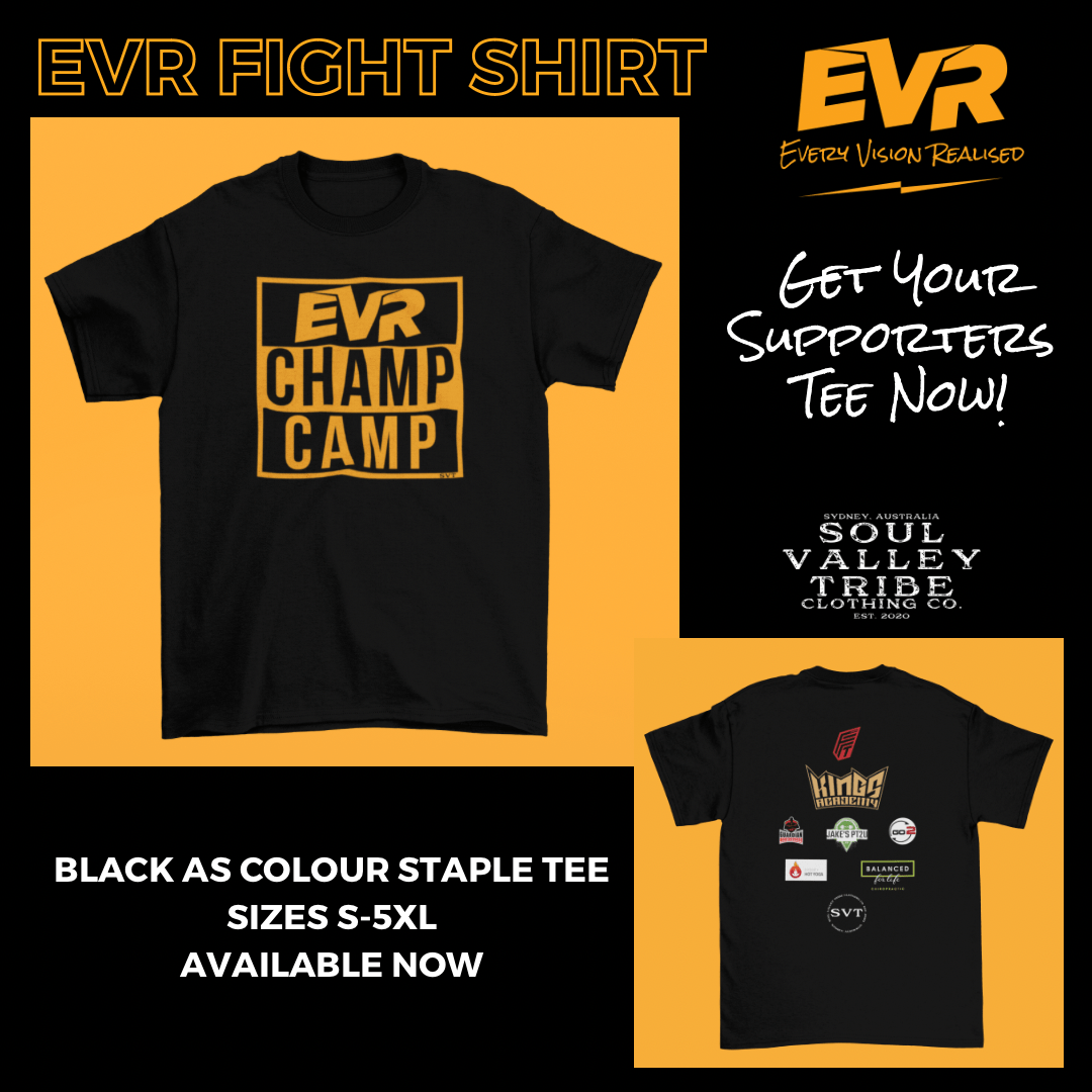 soulvalleytribe EVR - CHAMP CAMP Title Fight Tee