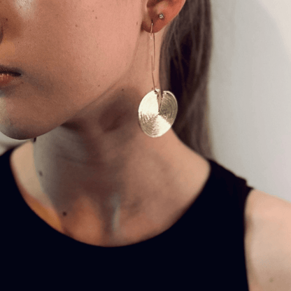 soulvalleytribe Gold Record Dangle Earrings Earrings
