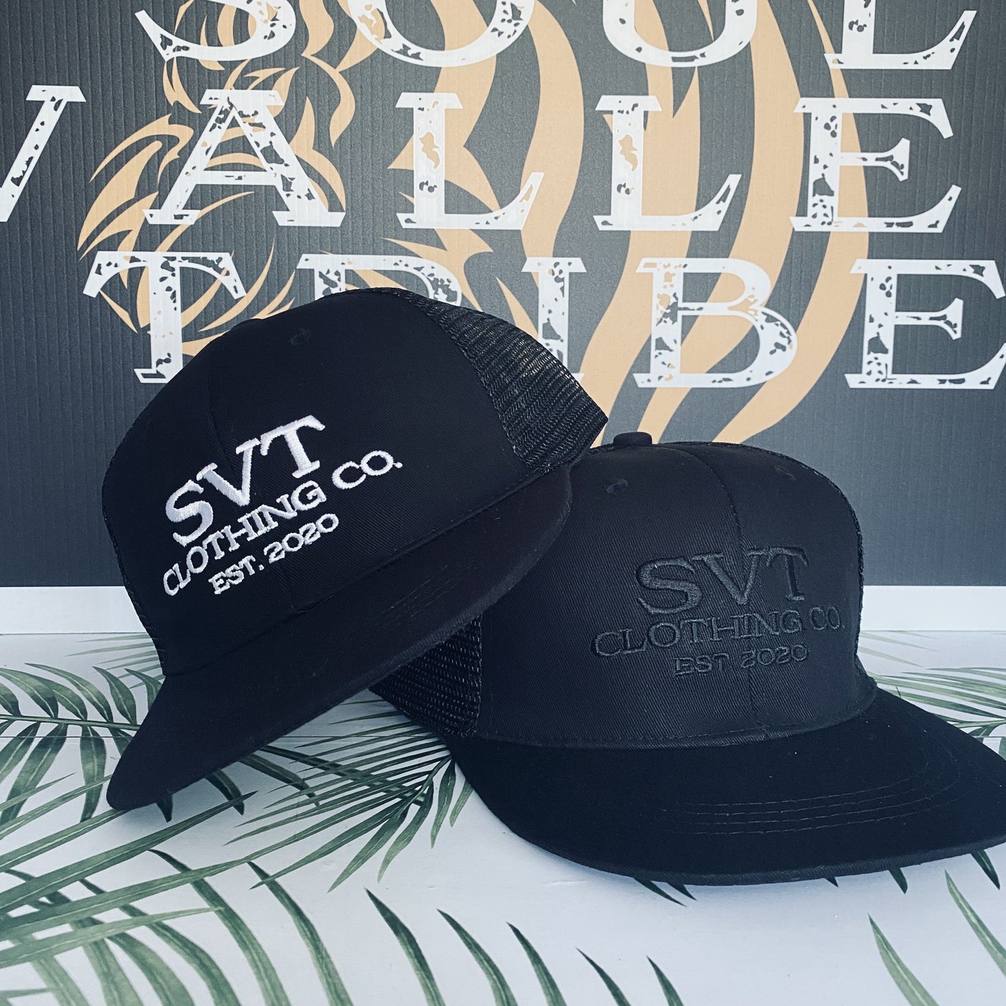 soulvalleytribe SVT Clothing Co. Black Logo Hat Hat