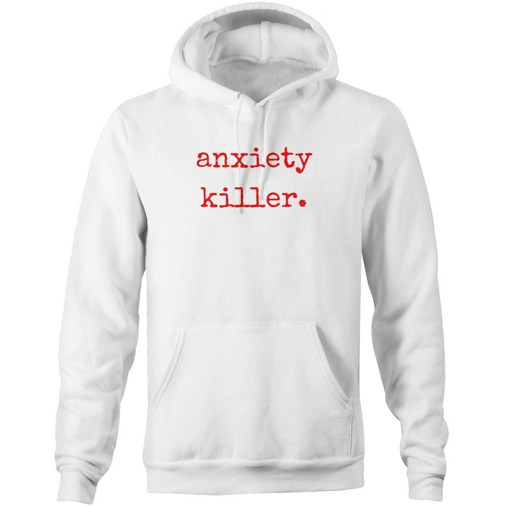 soulvalleytribe anxiety killer. Hoodie White / Extra Small Hoodie