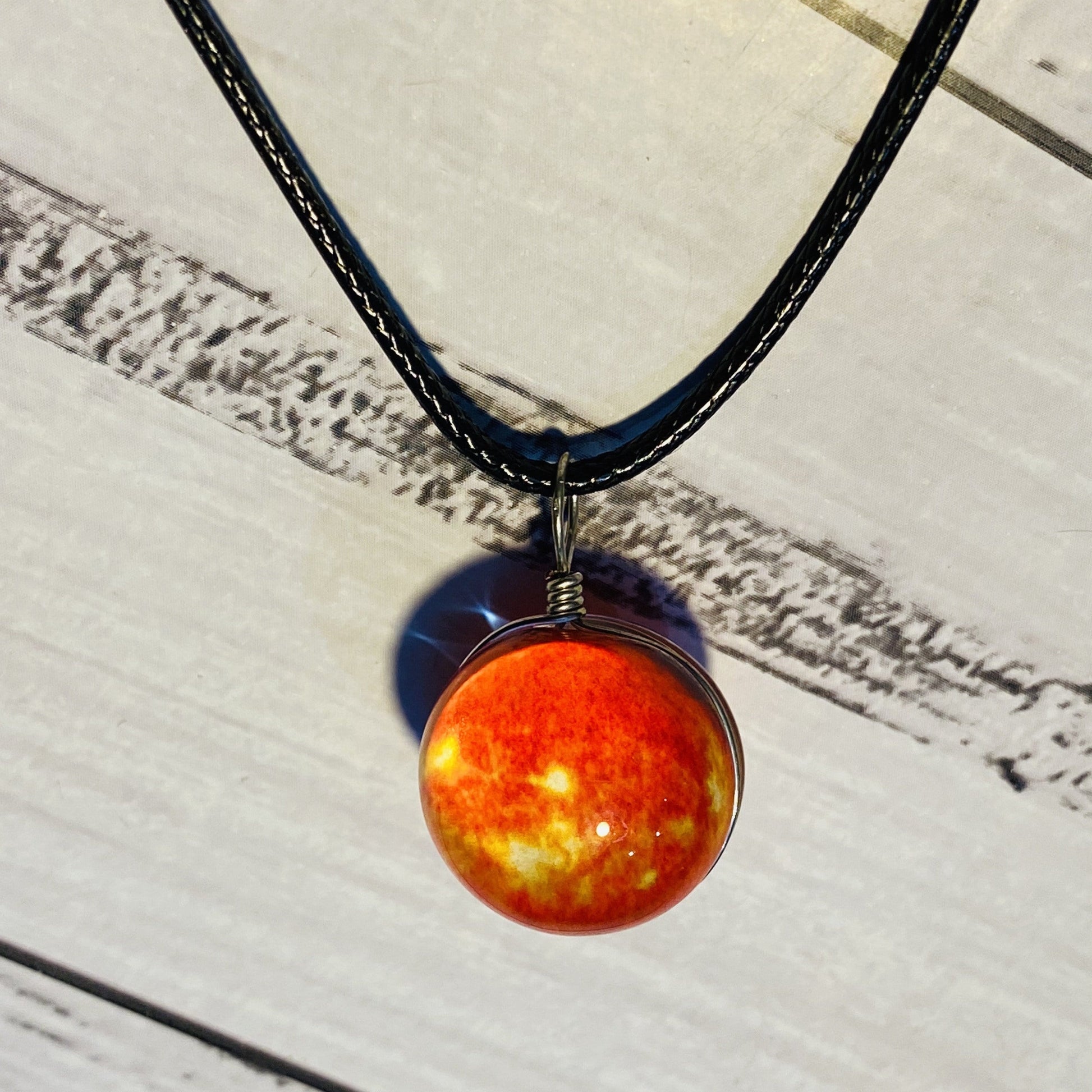 soulvalleytribe Galaxy Ball Necklace Mars Necklaces