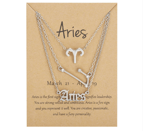 Silver Taurus Sign Necklace | Zodiac Jewelry | mazi + zo