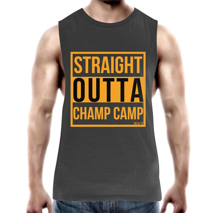 soulvalleytribe Straight Outta Champ Camp Tank - EVR Black / Extra Small Promo Tees