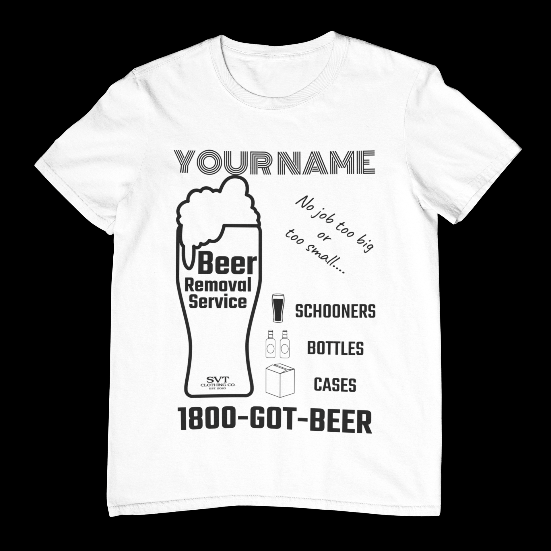 soulvalleytribe Beer Removal Service Tee White / XS Shirts & Tops