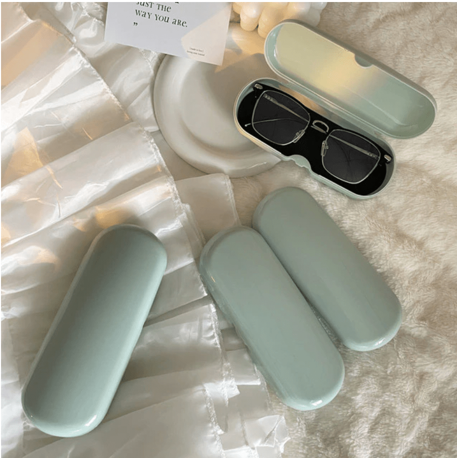 soulvalleytribe Coloured Protective Sunglasses Case Sage Green Sunglasses Case