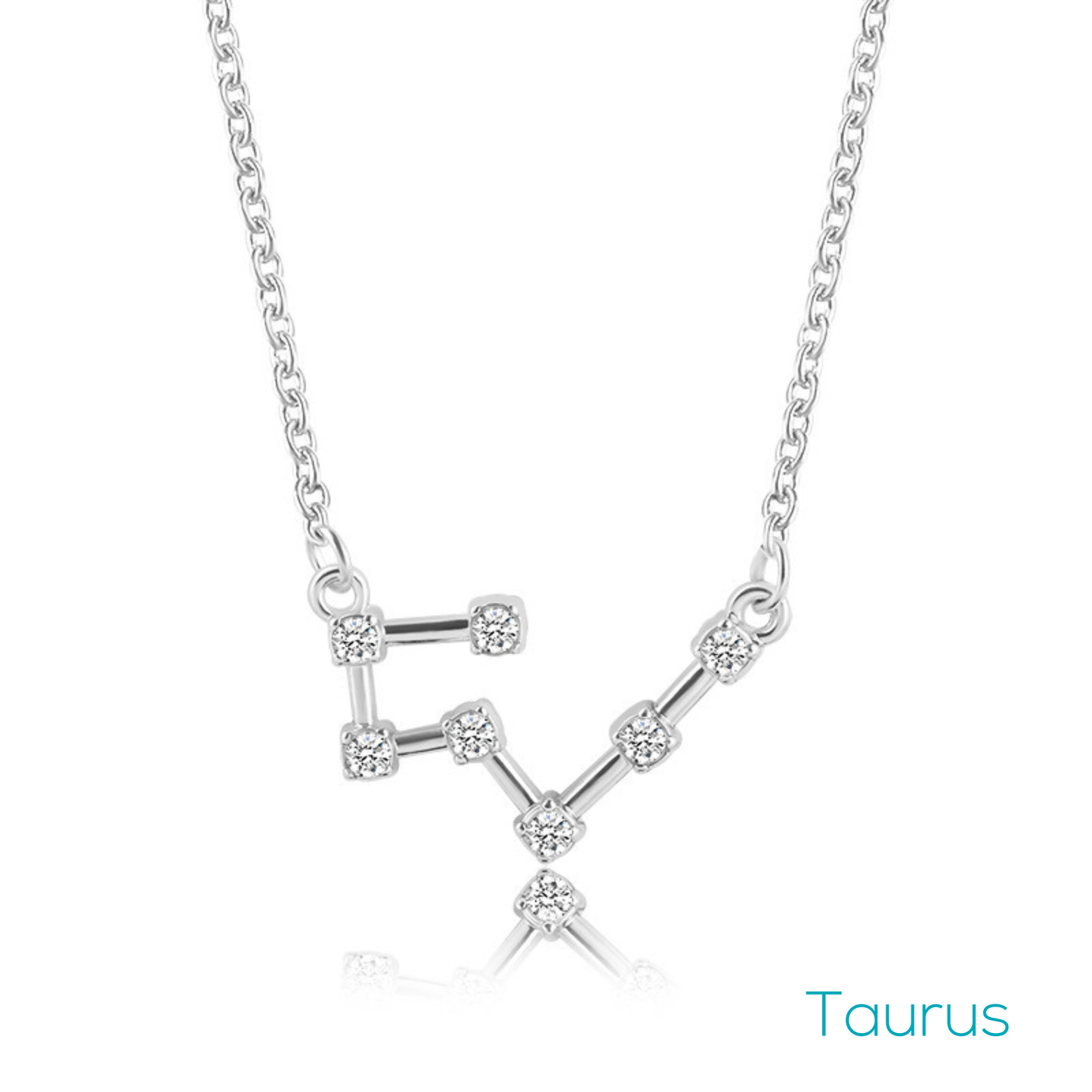 soulvalleytribe Silver Zodiac Constellation Star Sign Necklace Taurus Necklaces