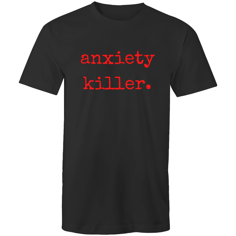 soulvalleytribe anxiety killer. tee Black / Small Tees