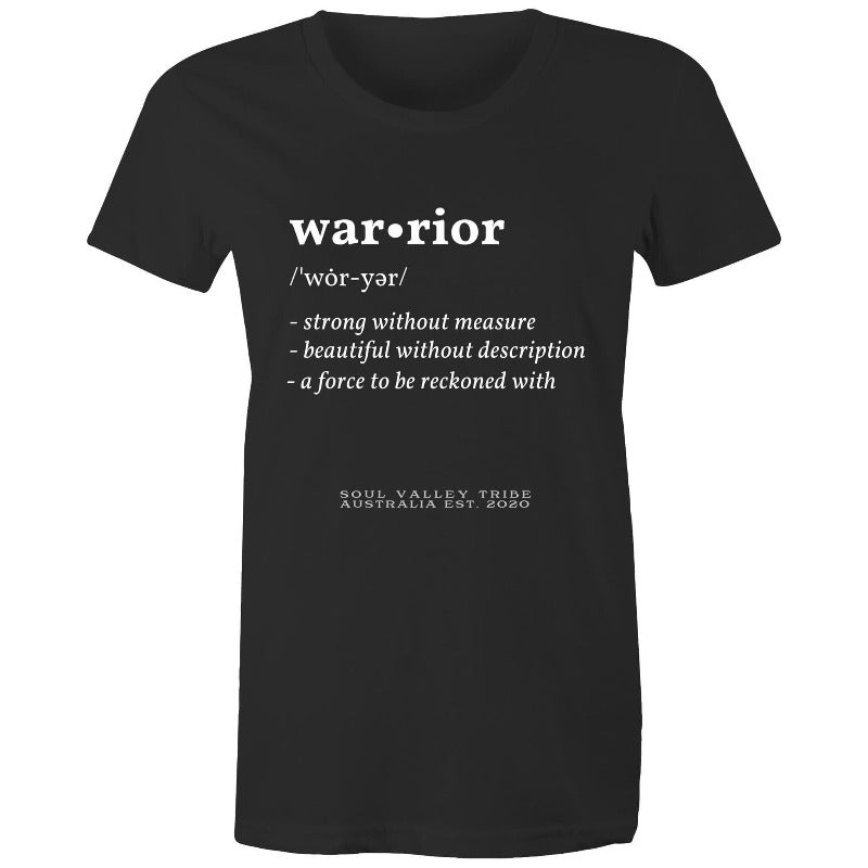 soulvalleytribe Warrior Tee Black / XS Tees