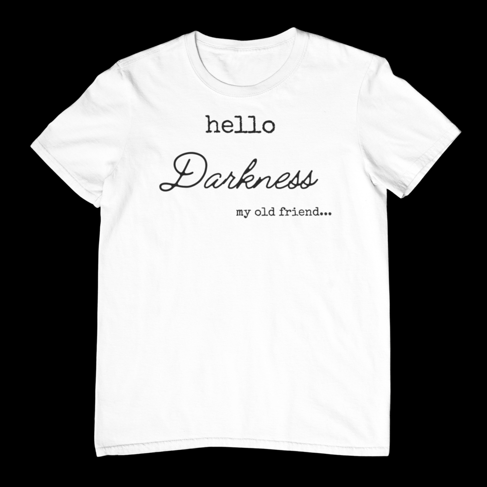 soulvalleytribe Hello Darkness Tee White / XS Tees